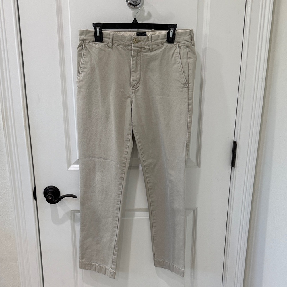 J. Crew Light Khaki “Broken In” Chinos for Men